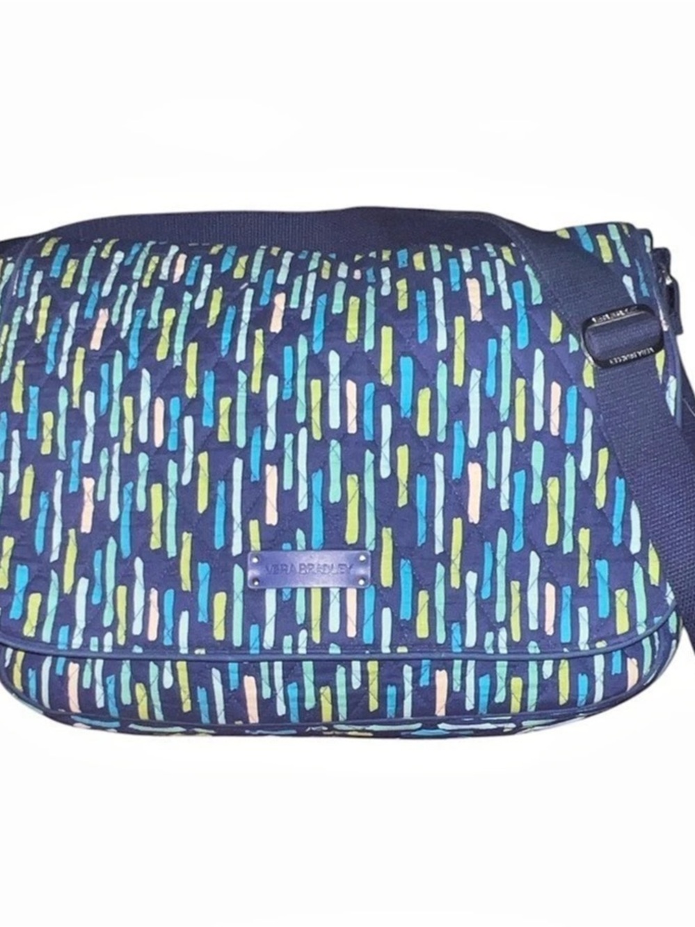Vera Bradley NWOT Katalina Showers Laptop Messenger Crossbody Bag